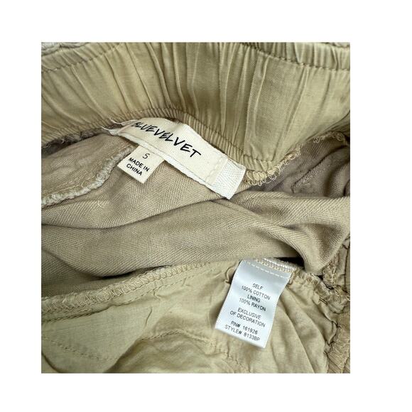 Blue velvet Berlin NWT Small Cargo jogger Beige Khaki 100% Cotton - Picture 13 of 14